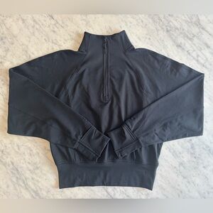 Women’s Black Lululemon Balloon Sleeve Sweatshirt - Size 6